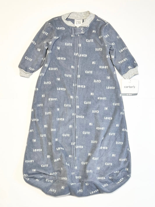 Grey fleece sleeping bag brand new - Size 6-9 months