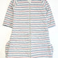 Striped padded sleeping bag - Size 24-36 months