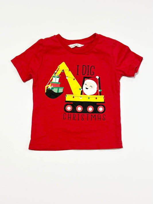 I dig Christmas tee - Size 1