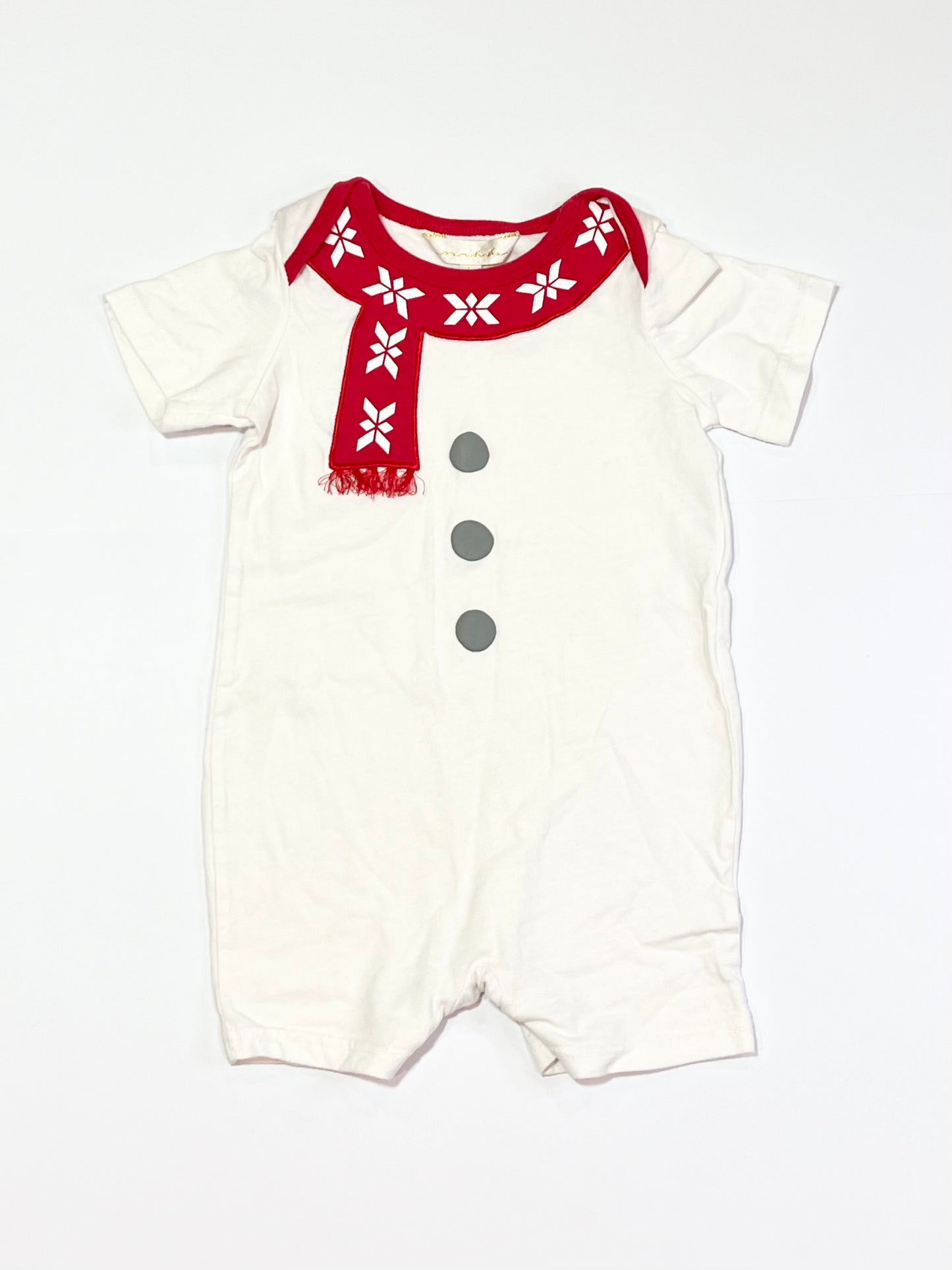 Christmas snowman romper - Size 2