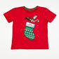 Chrismtas stocking tee - Size 3