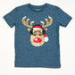 Sequined Rudolph tee - Size 4-5