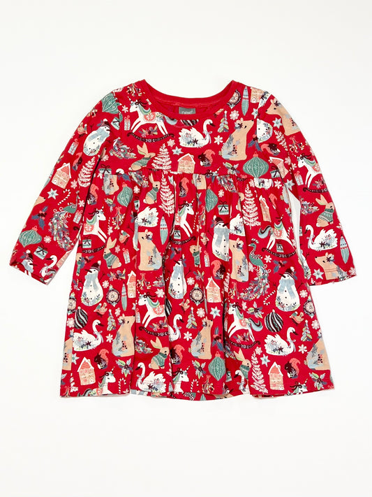 Jersey Christmas dress - Size 00