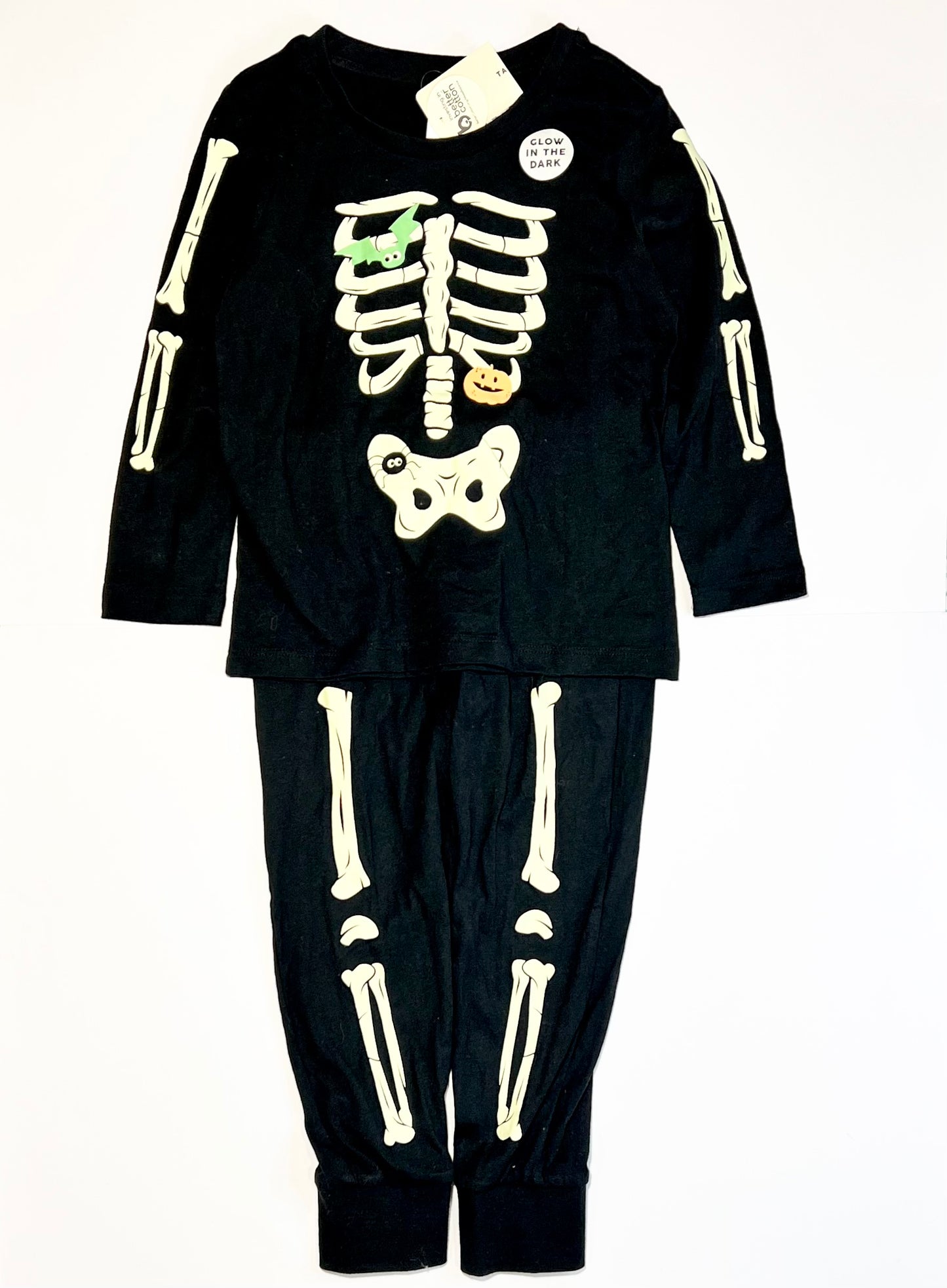 Skeleton pyjamas brand new - Size 3