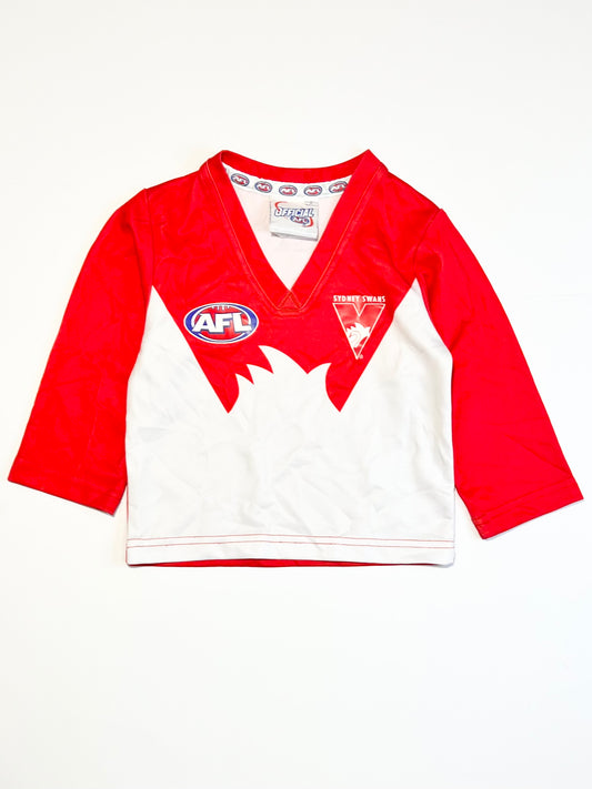 Sydney Swans jersey - Size 2