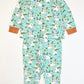 Green bunny pyjamas - Size 1