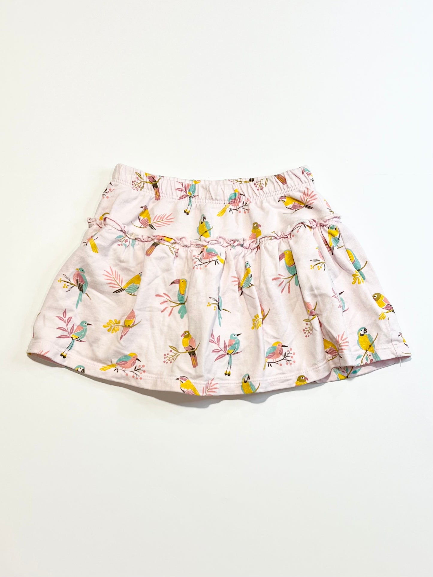 Pink birds skirt - Size 3