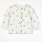 Grey jersey button top - Size 1