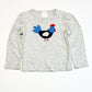 Ribbed rooster top - Size 1