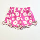 Floral ruffle shorts - Size 3