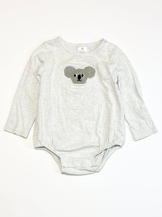 Grey koala bodysuit - Size 1