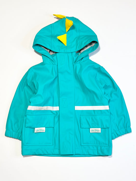 Waterproof dino hood jacket - Size 1-2