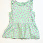 Green ruffle tank - Size 3-4