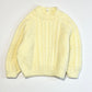 Cream knit jumper - Size 1-2