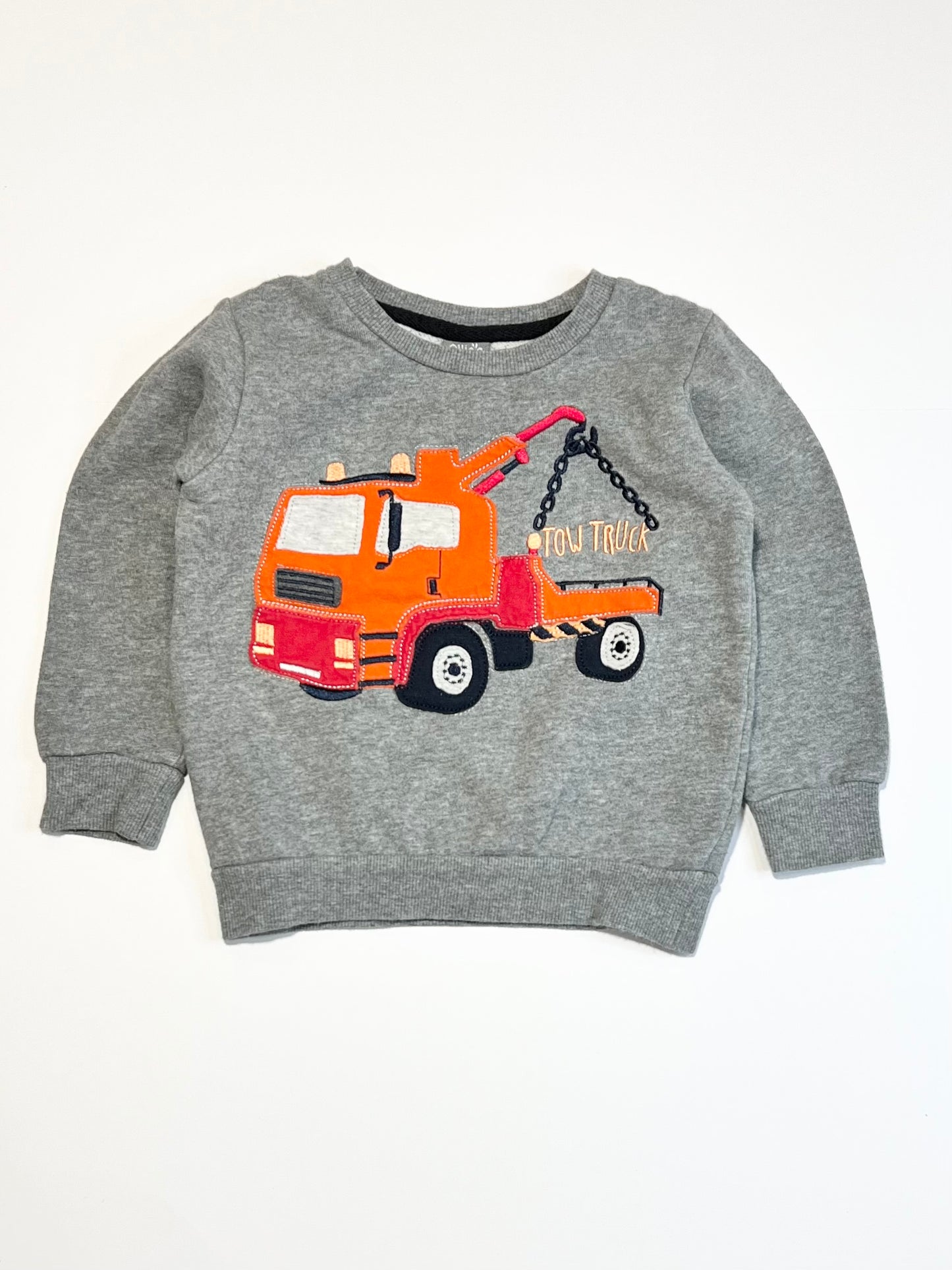 Tow truck sweater - Size 1