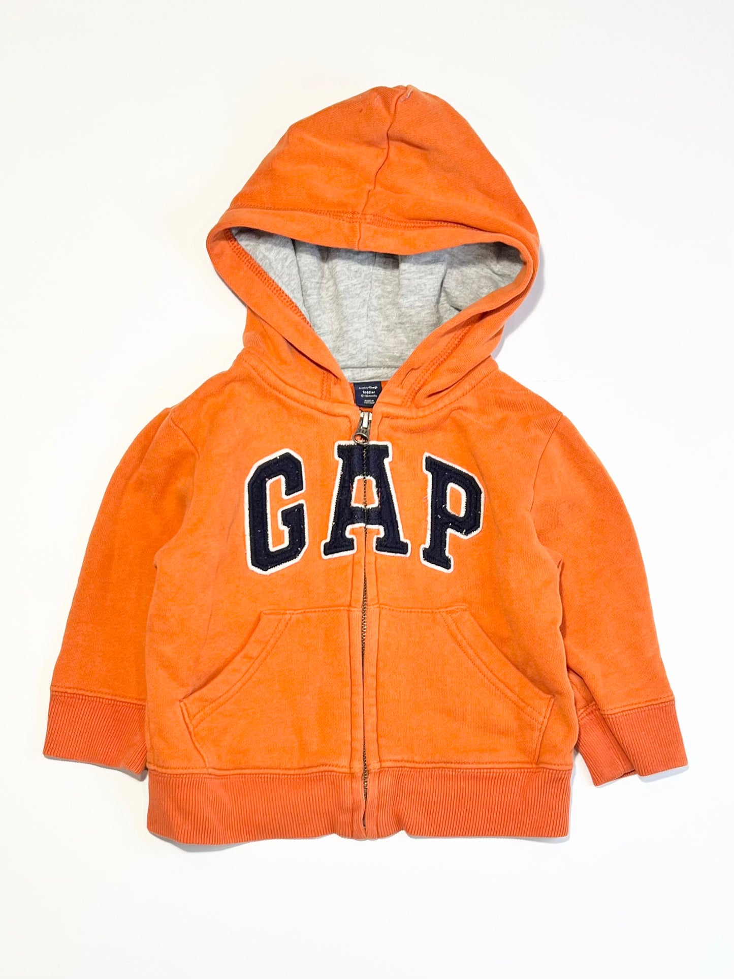 Orange zip hoodie - Size 1