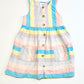 Striped button dress - Size 3