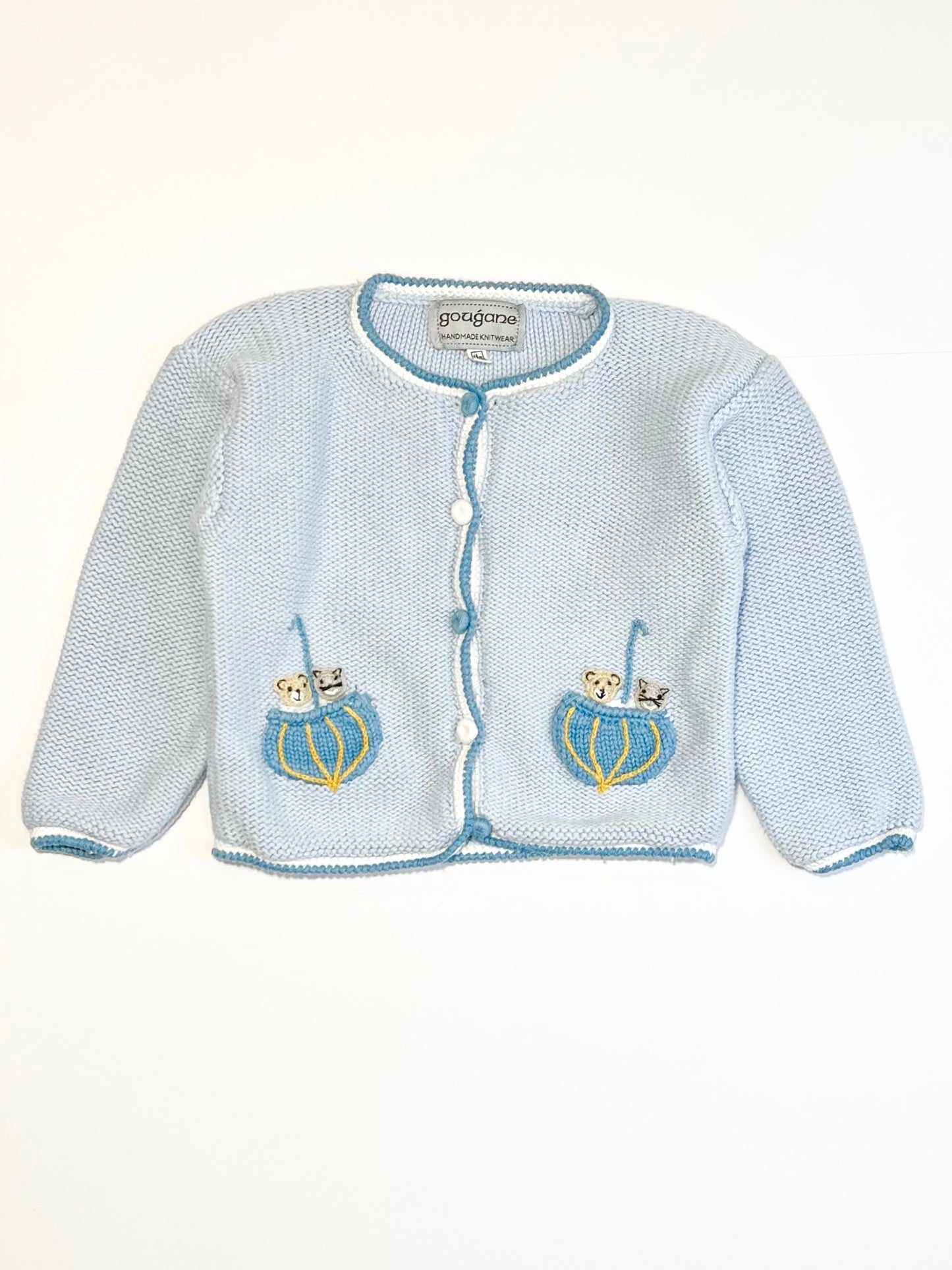 Blue knit cardigan - Size 1