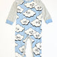 Waffle clouds onesie - Size 1