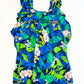 Leafy floral dress - Size 3