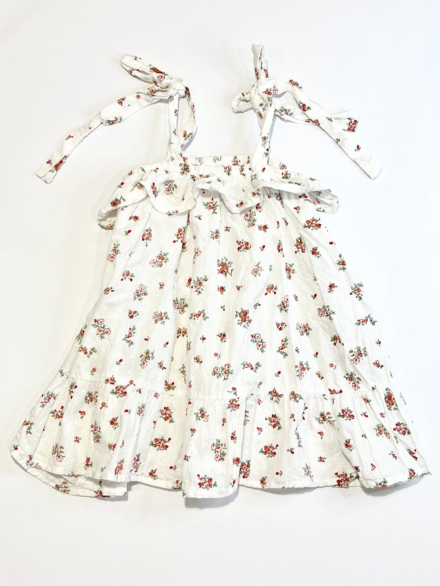 White floral dress - Size 3