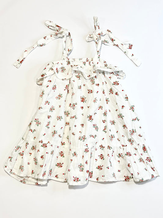 White floral dress - Size 3