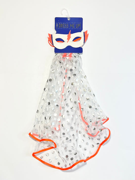 Mask and cape set brand new