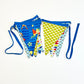 Blue superhero bunting