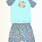 Blue lion pyjamas - Size 2