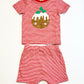 Christmas pudding pyjamas - Size 2