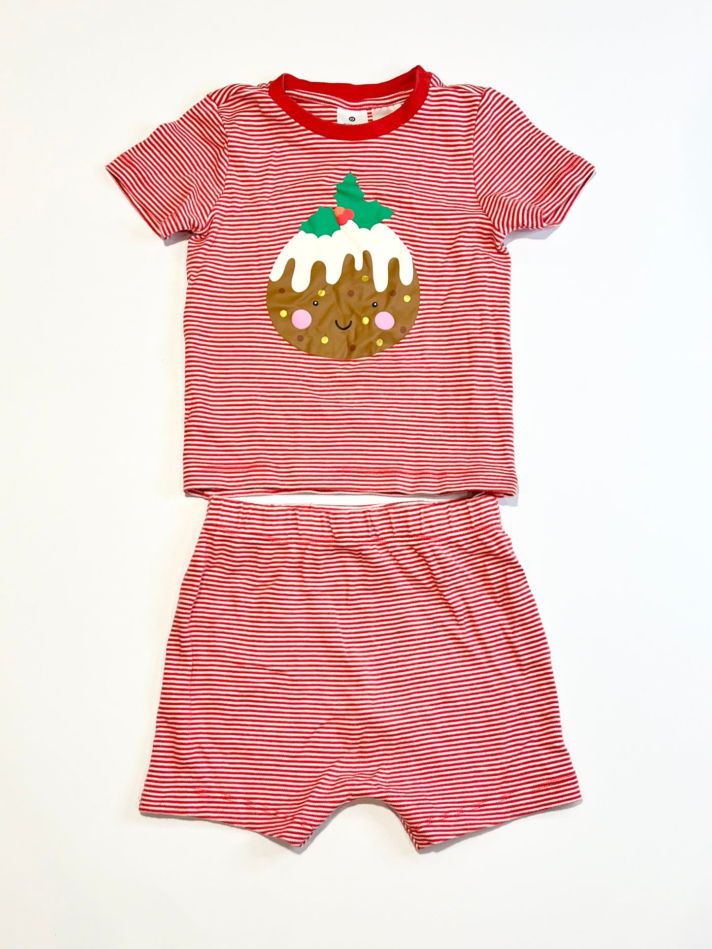 Christmas pudding pyjamas - Size 2