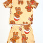 Gingerbread pyjamas - Size 2