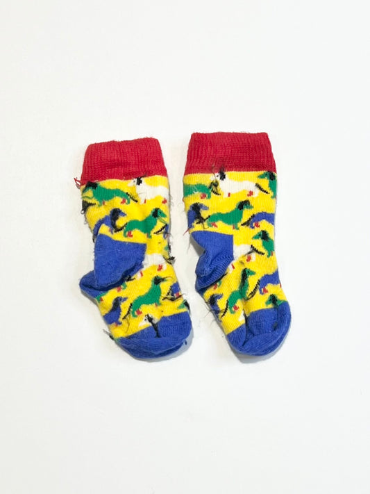 Sausage dog socks - Size 0-6 months