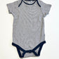 Navy striped bodysuit - Size 2