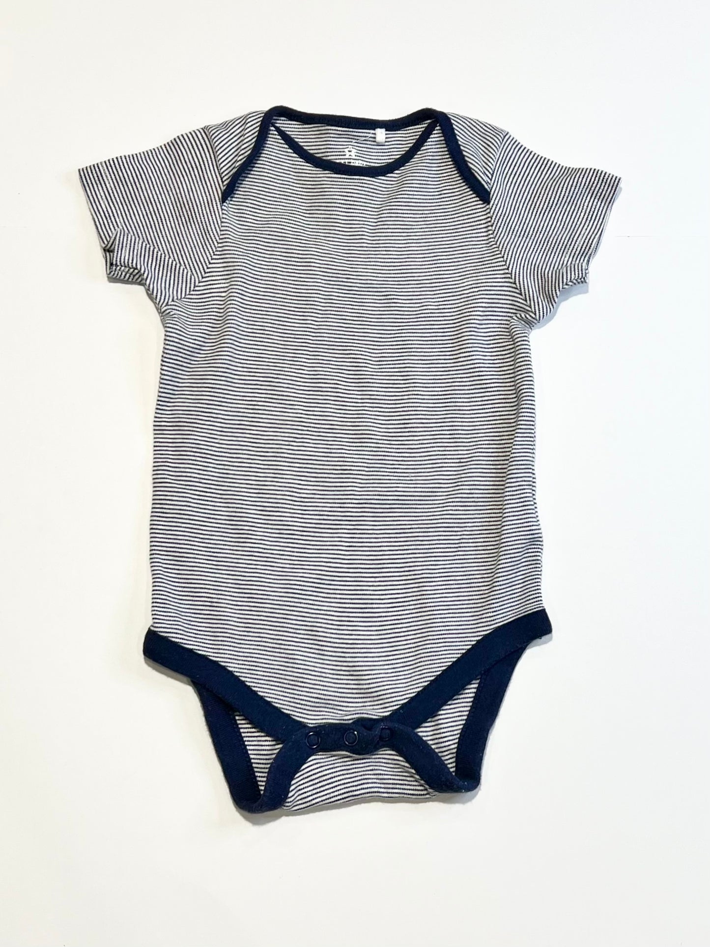 Navy striped bodysuit - Size 2