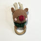 Crochet reindeer rattle