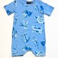 Blue romper - Size 2