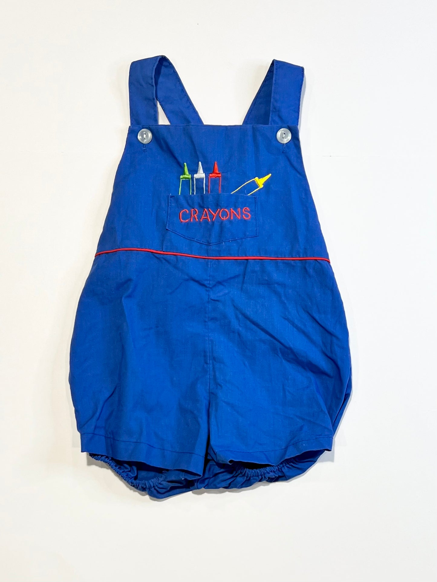 Vintage crayons romper - Size 2