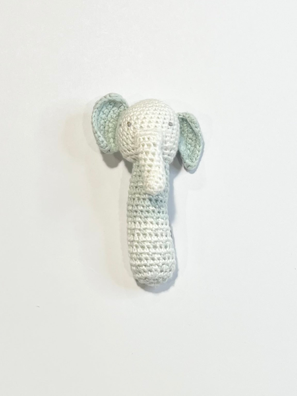 Crochet elephant rattle