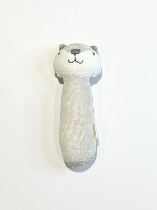 Plush fox rattle