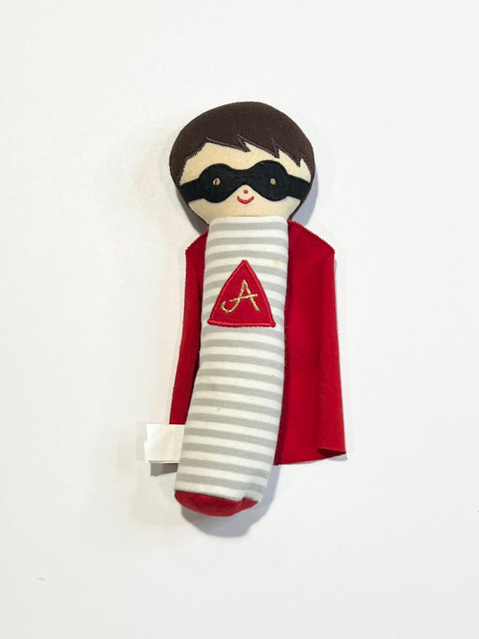 Squeaky hero toy