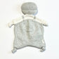 Grey knit comforter