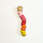 Wooden worm toy