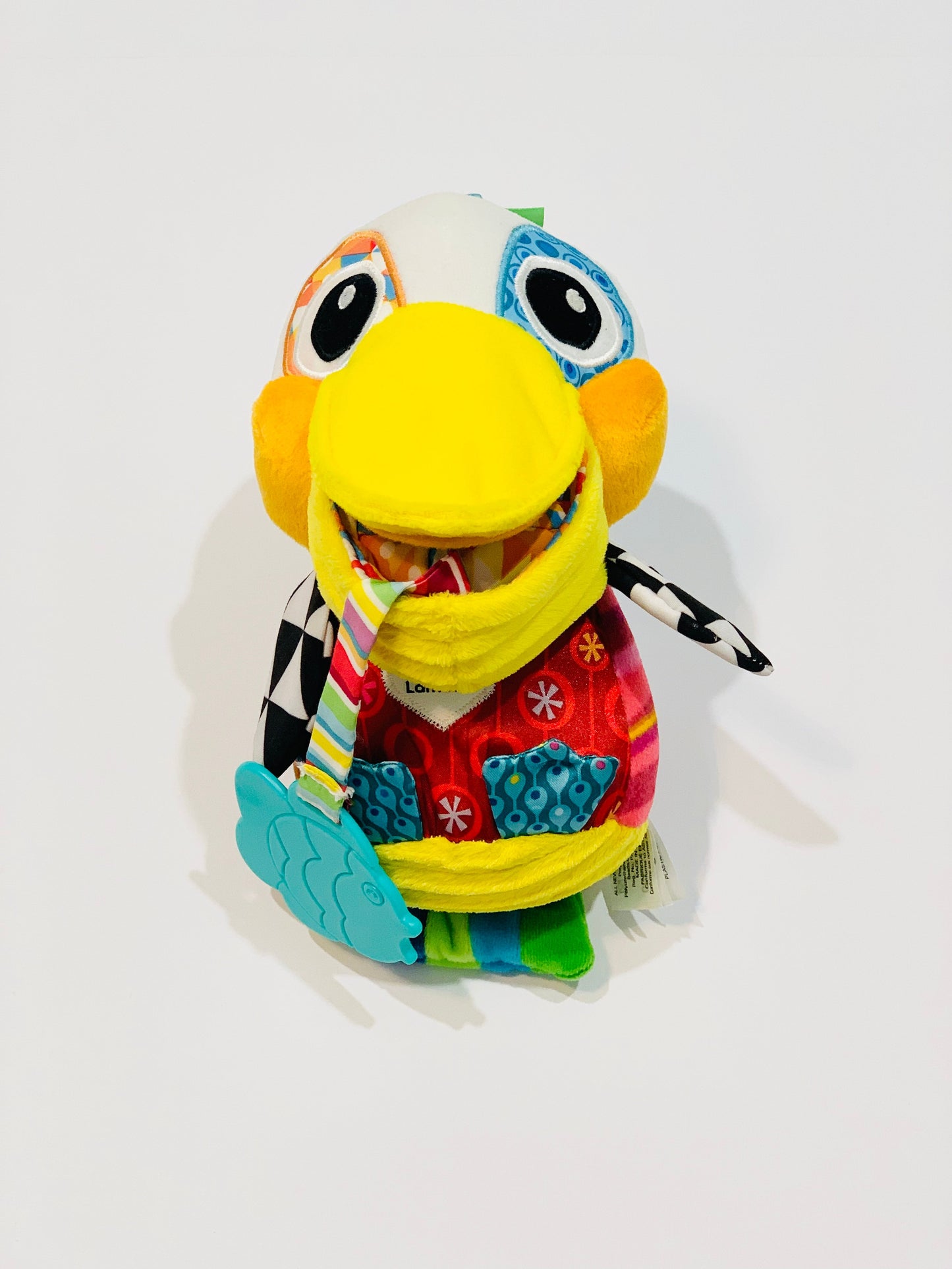 Colourful pelican pram toy