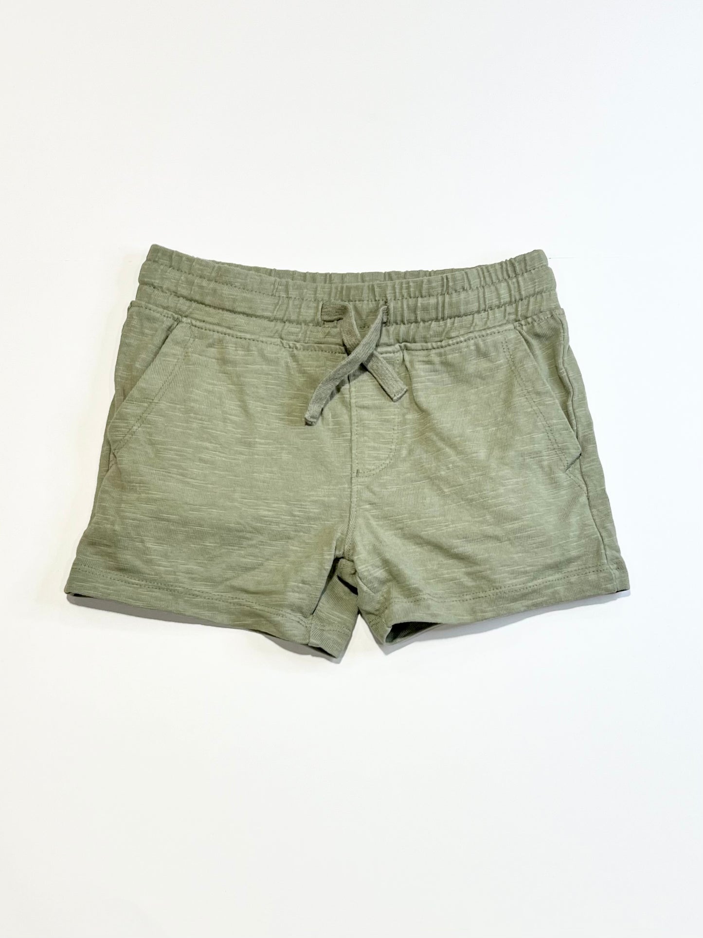 Green sweat shorts - Size 2