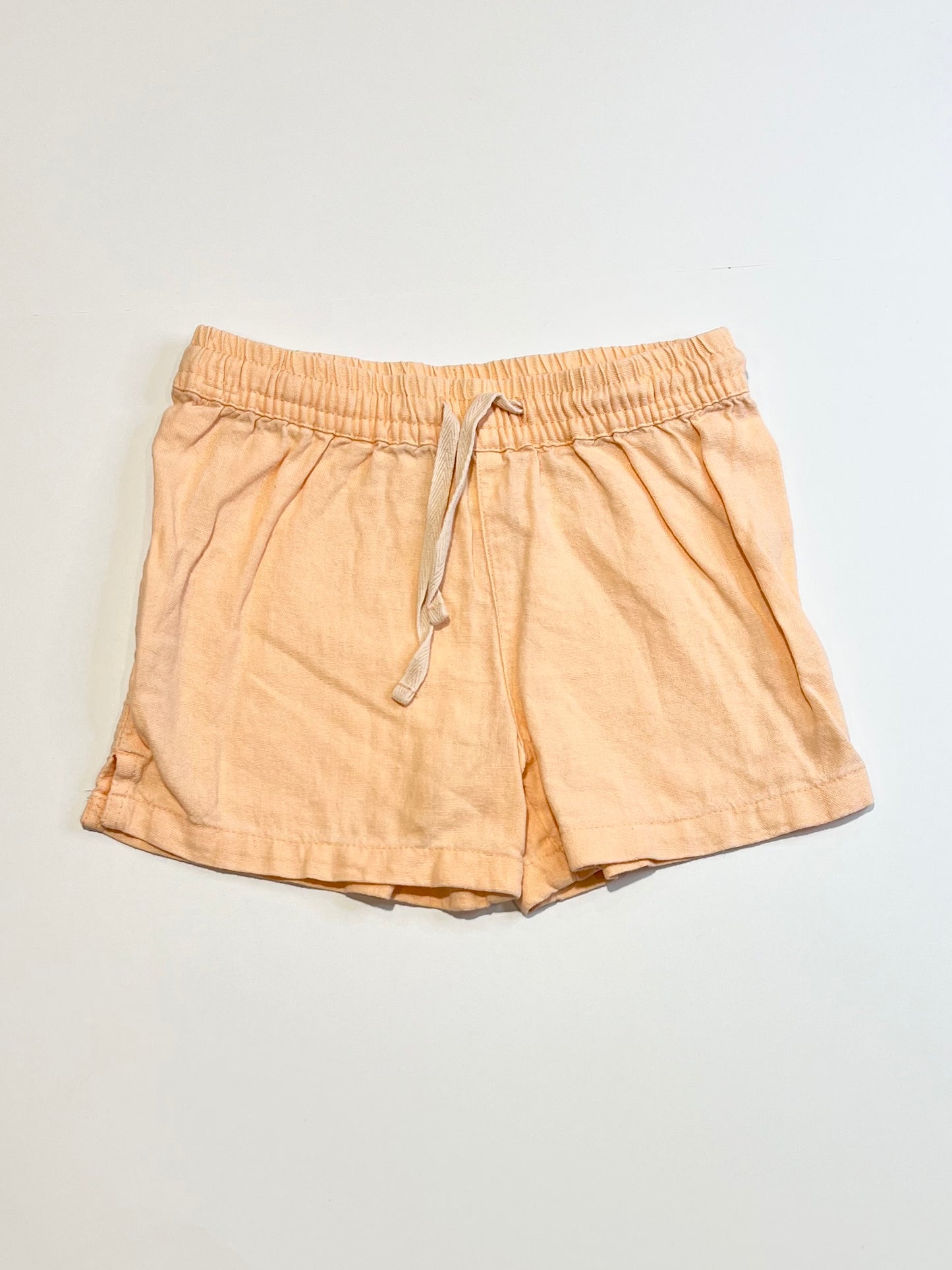 Orange woven shorts - Size 2