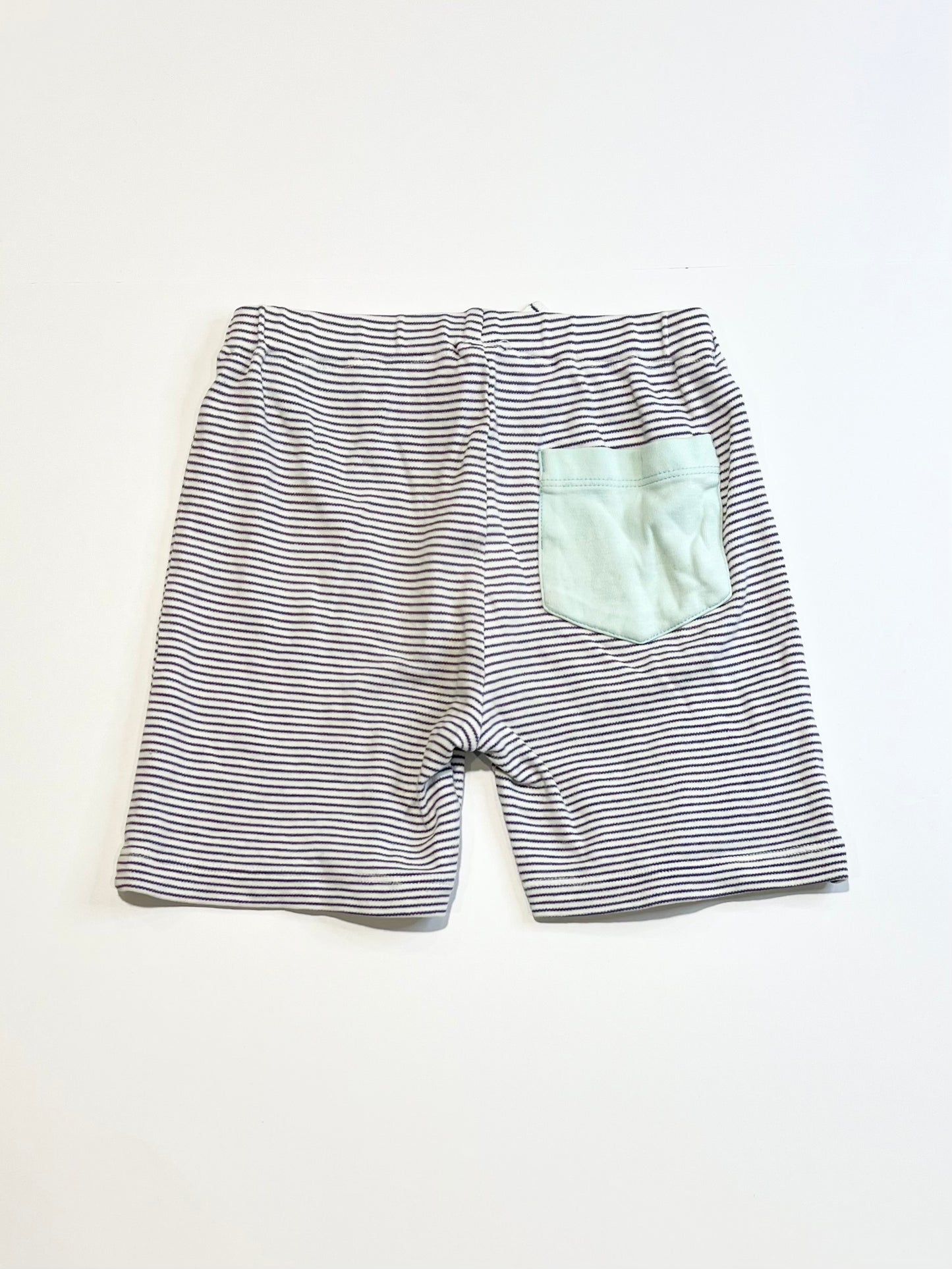 Striped jersey shorts - Size 2-3