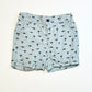 Striped plams and sharks shorts - Size 2-3