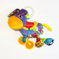 Colourful donkey pram toy