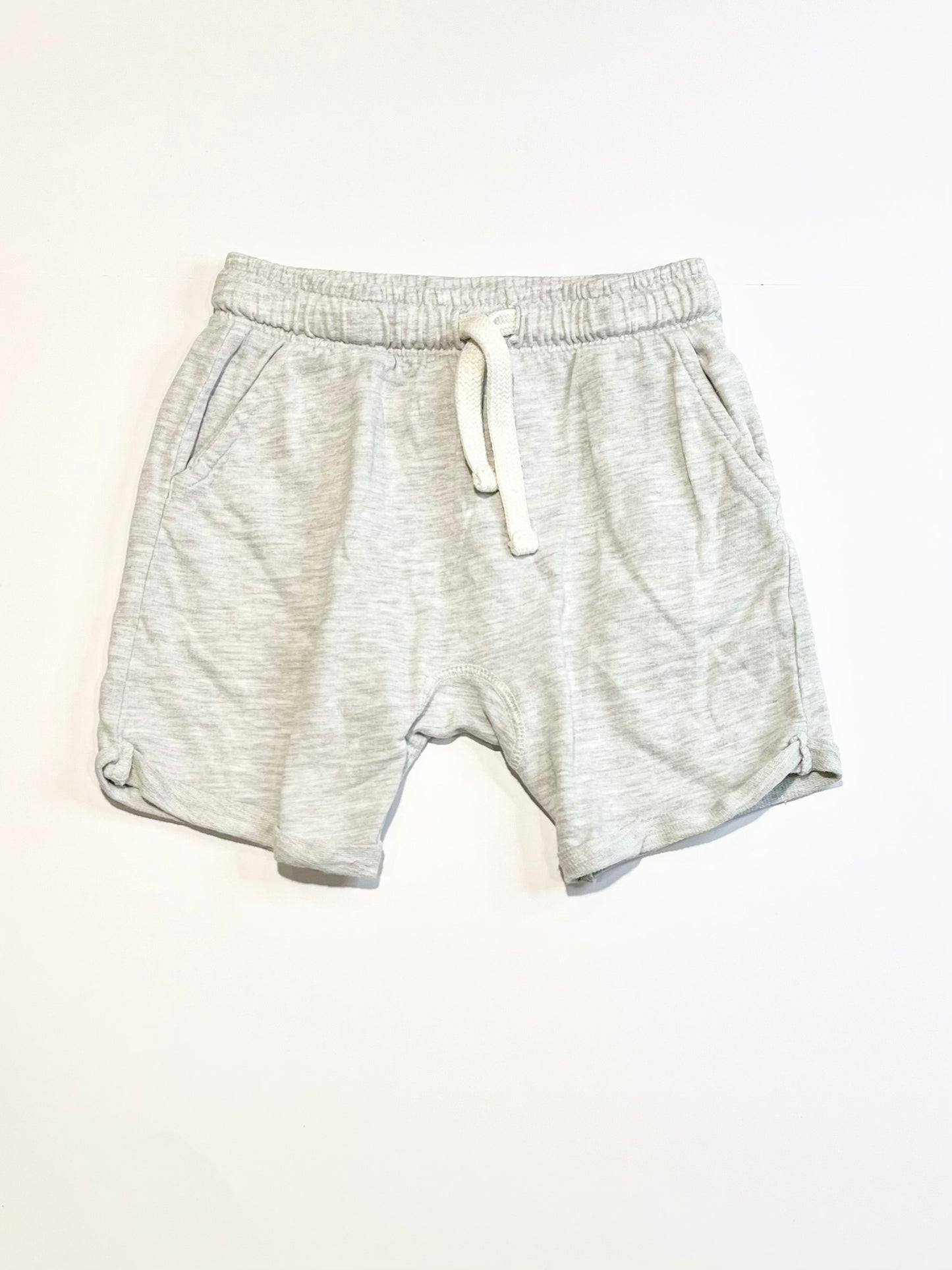 Grey jersey shorts - Size 2